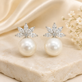 Bloom Pearl Drop Earrings