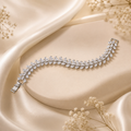 Crystal Vine Statement Bracelet