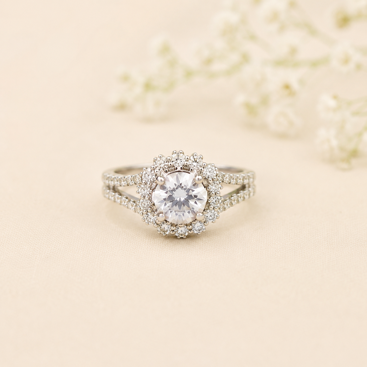 Royal Halo Ring